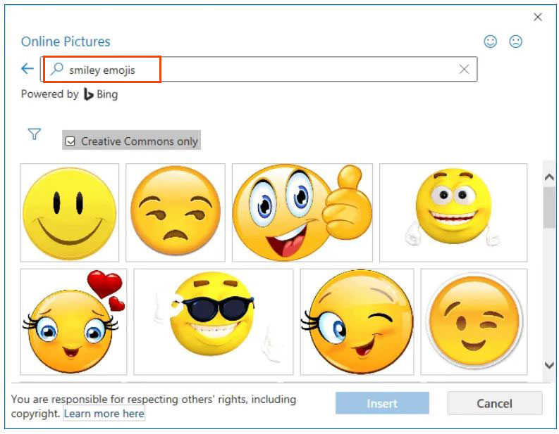 emoticons for mac outlook